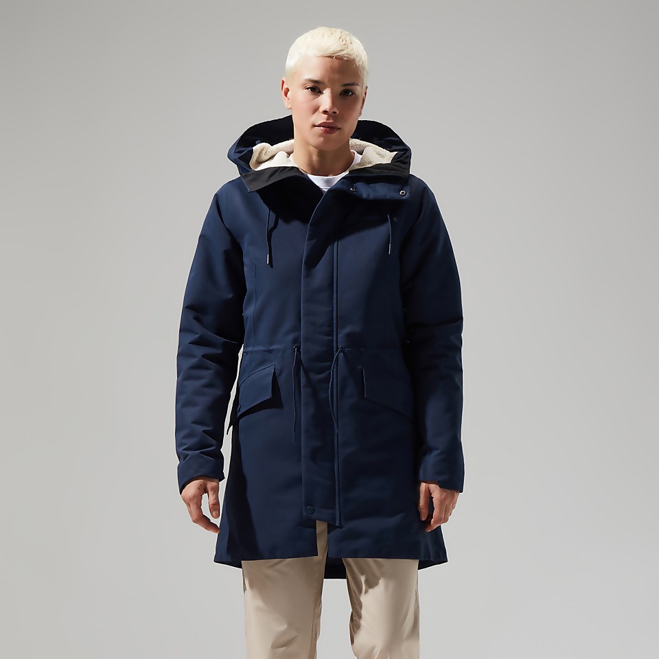 Foxghyll Parka für Damen - Dunkelblau/Naturfarben