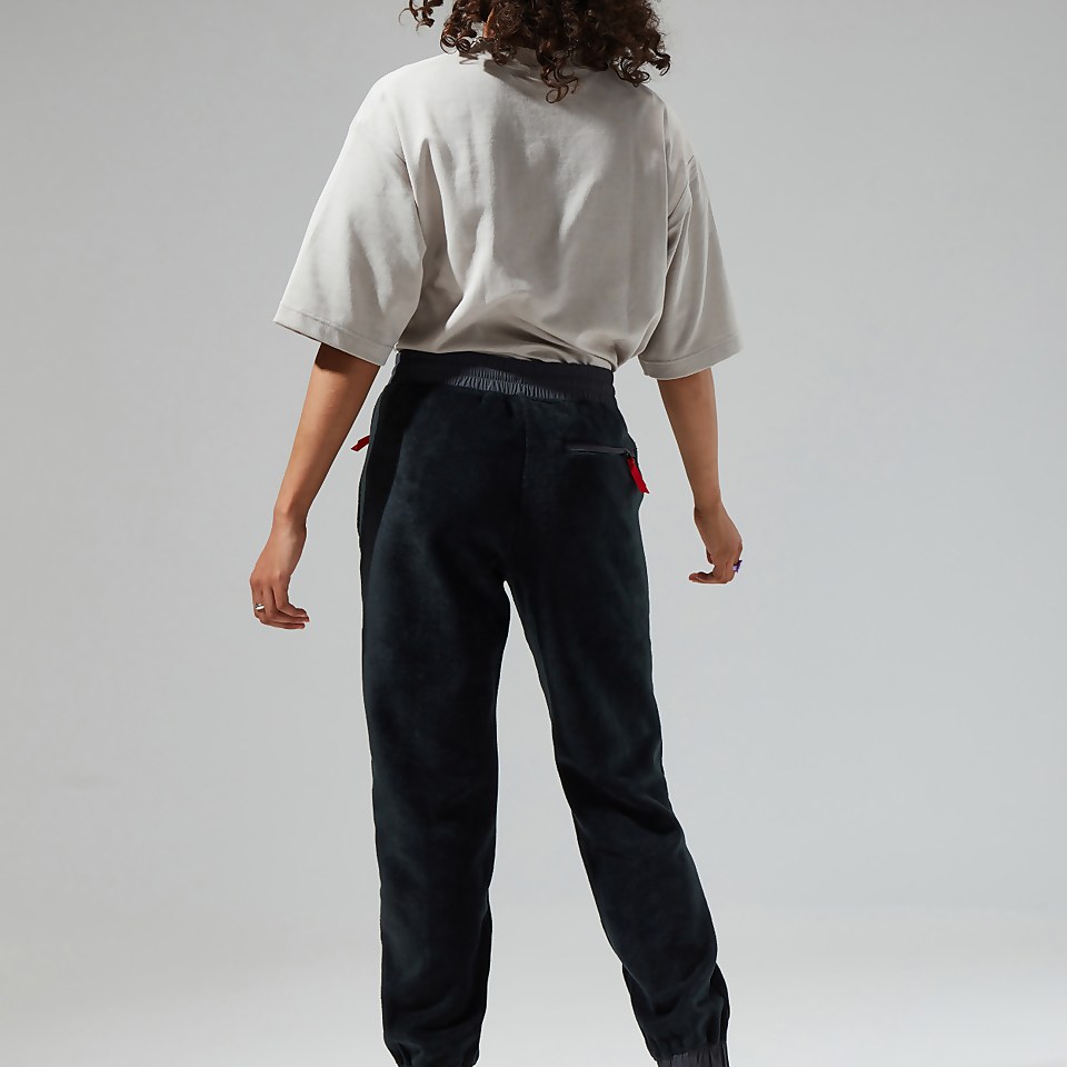 Unisex Oversized Fleece Pant - Black