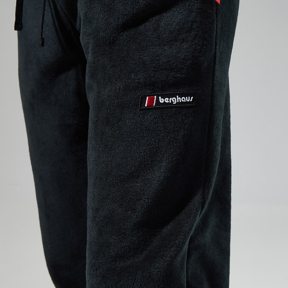 Unisex Oversized Fleece Pant - Black