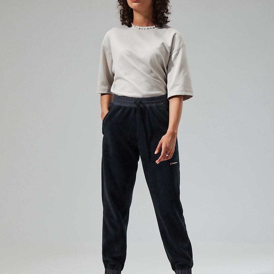 Unisex Oversized Fleece Pant - Black