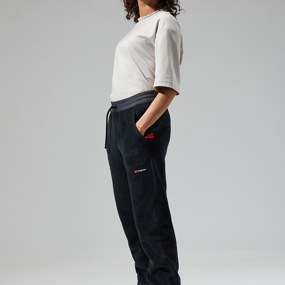 Unisex Oversized Fleece Pant - Black