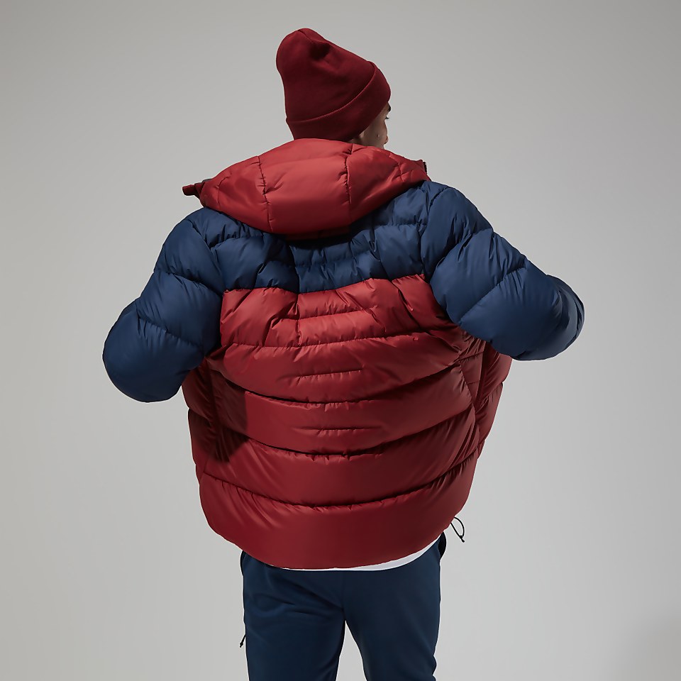 Men's Urban Ronnas Reflect Jacket - Dark Red/Dark Blue