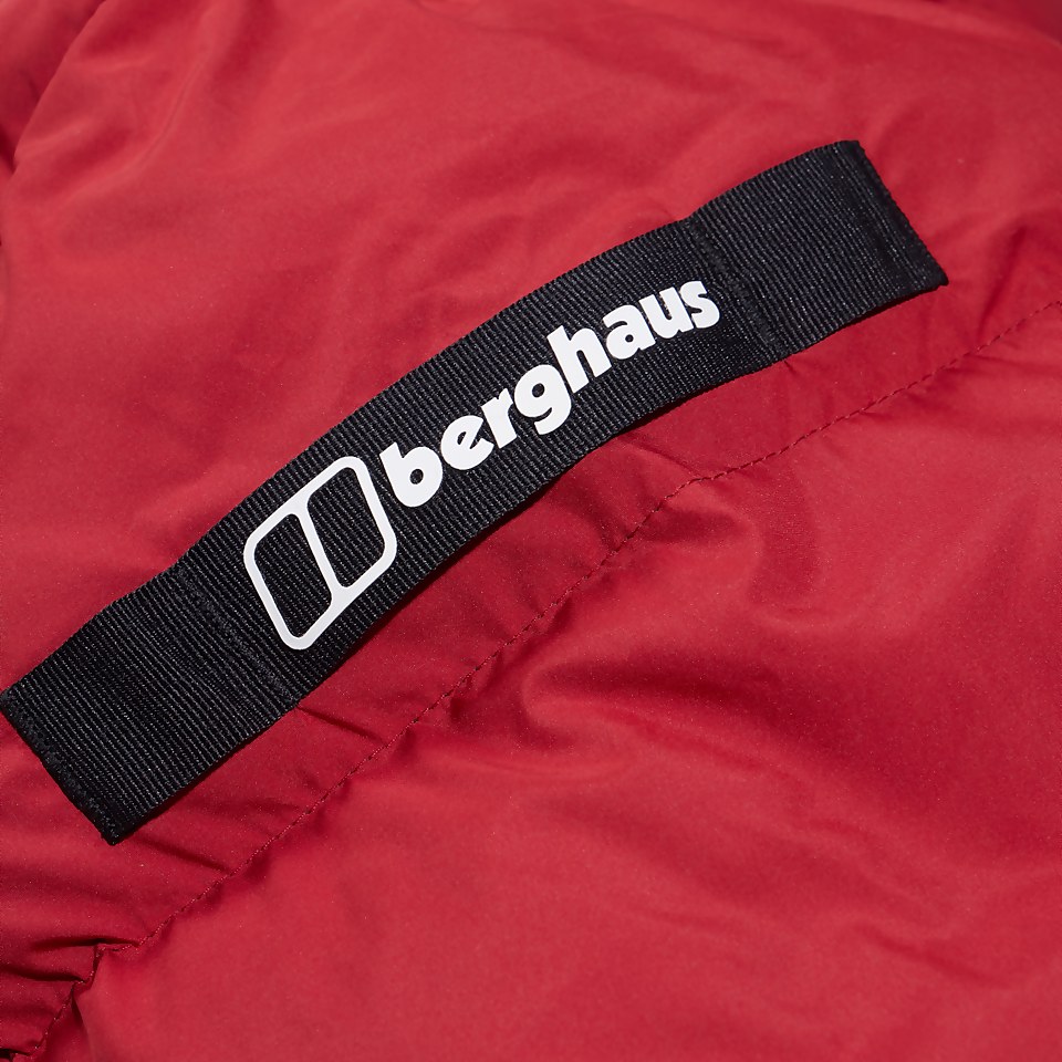 Men's Fawdon Down Jacket - Dark Red/Black