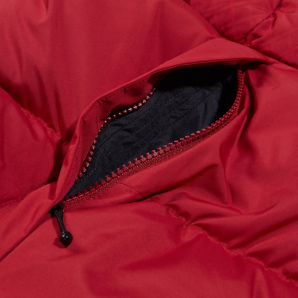 Men's Fawdon Down Jacket - Dark Red/Black