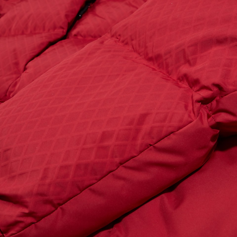Men's Fawdon Down Jacket - Dark Red/Black