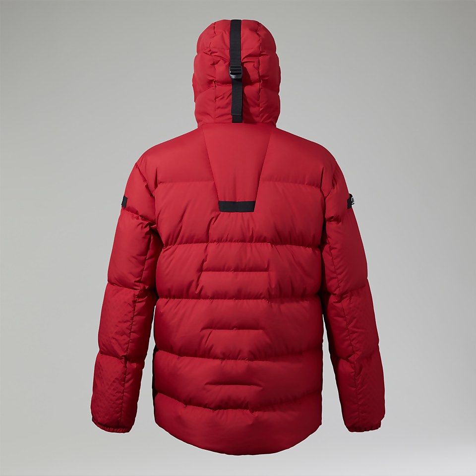 Men's Fawdon Down Jacket - Dark Red/Black