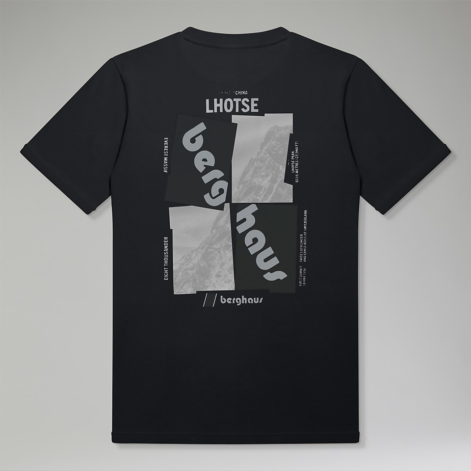 Unisex Lhotse Zine T-Shirts - Black