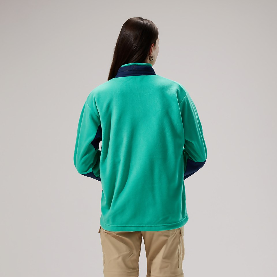 Unisex Ascent 91 Fleece Jacket - Turquoise/Dark Blue