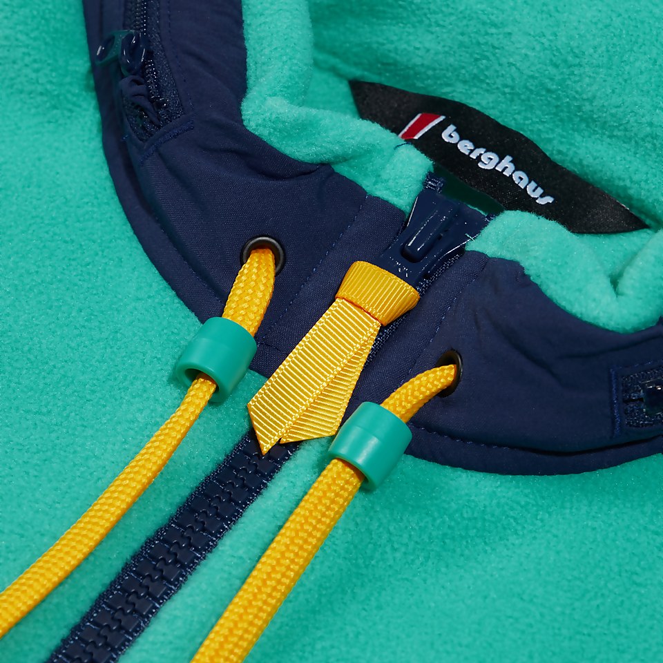 Unisex Ascent 91 Fleece Jacket - Turquoise/Dark Blue