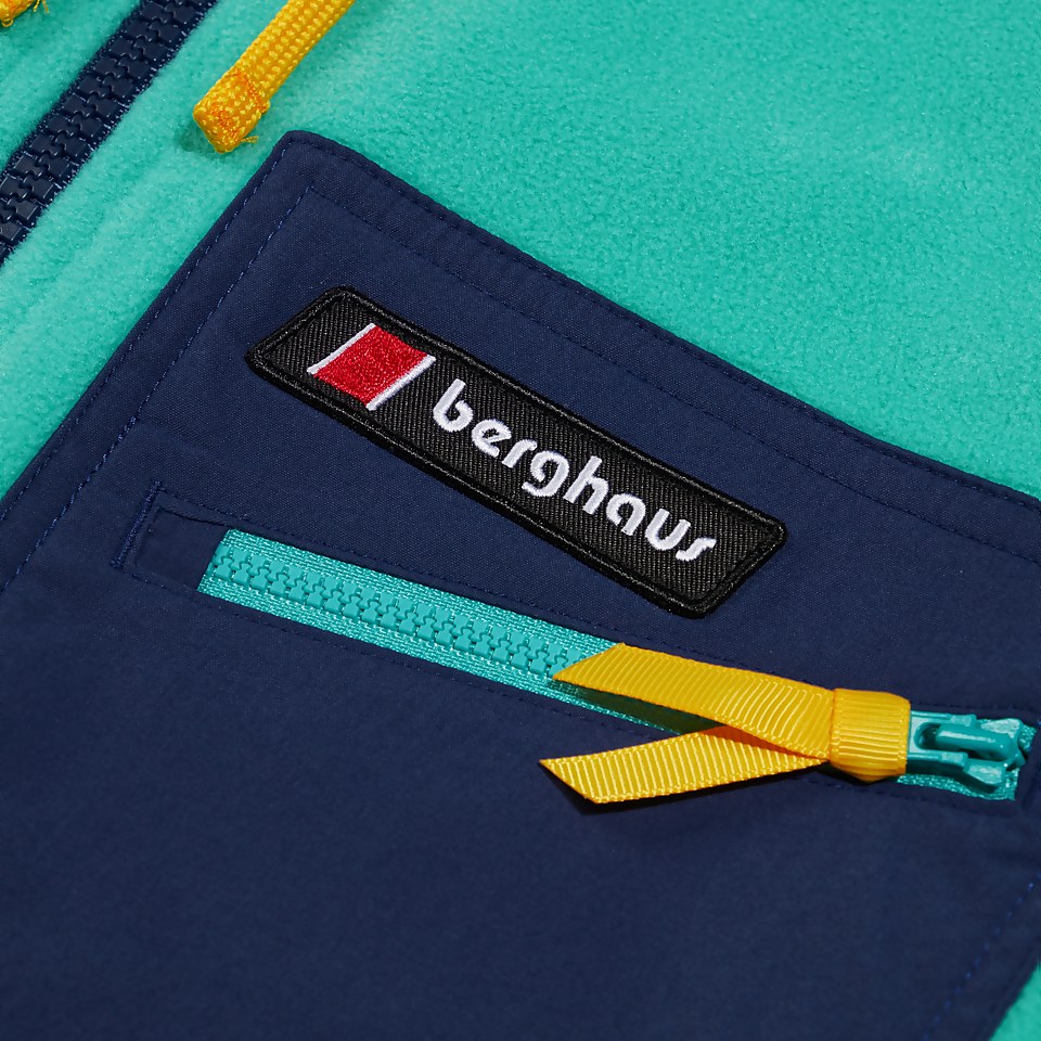 Unisex Ascent 91 Fleece Jacket - Turquoise/Dark Blue