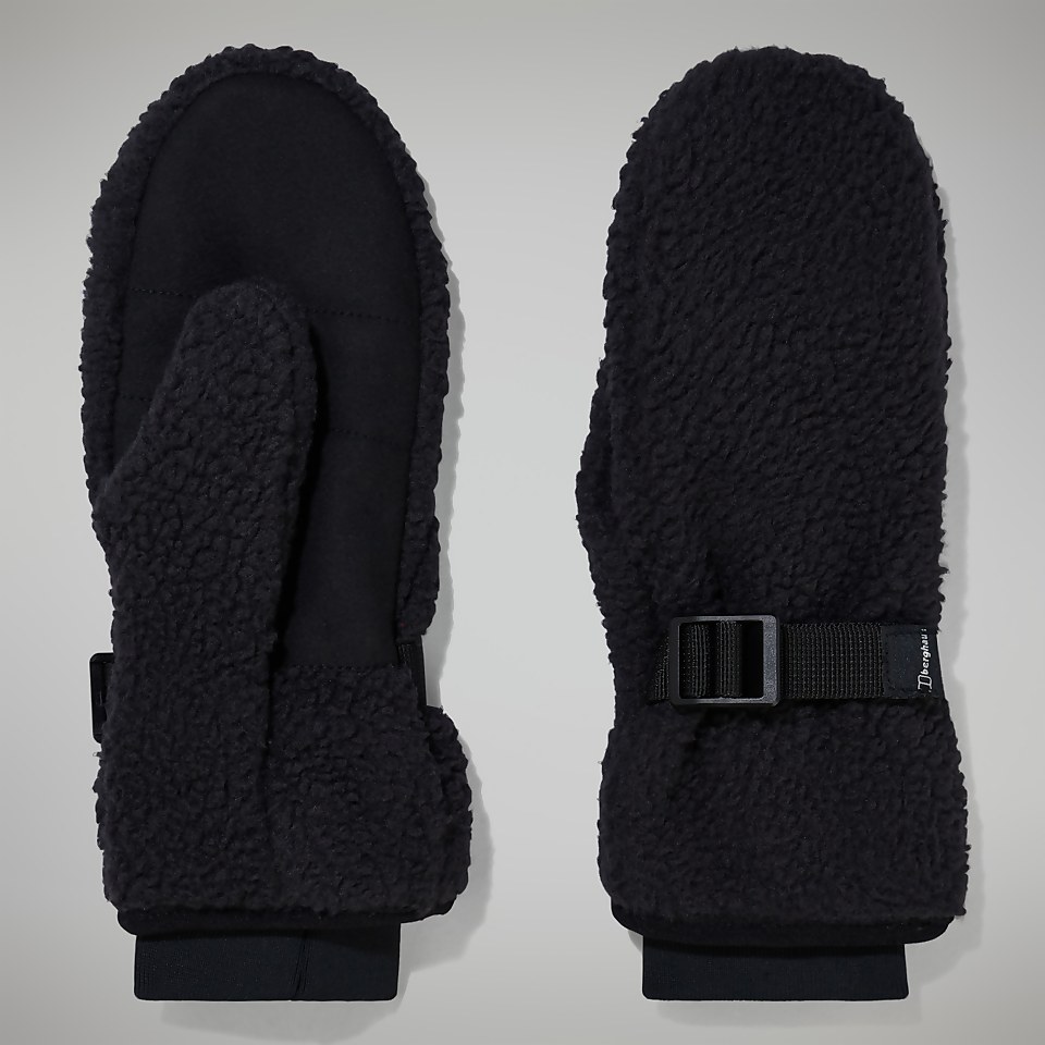 Unisex Berghaus Fleece Mitts - Black