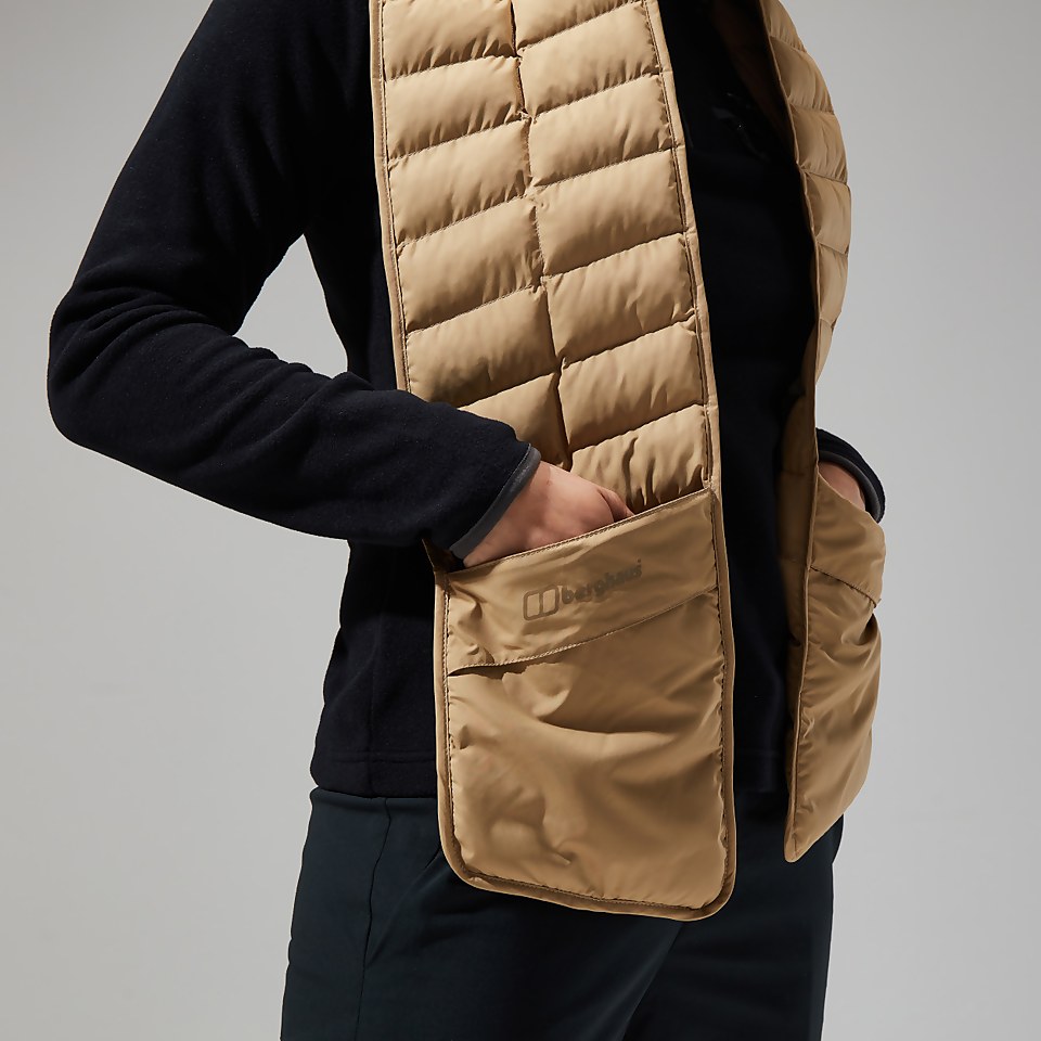 Unisex Berghaus Quilted Scarf - Natural