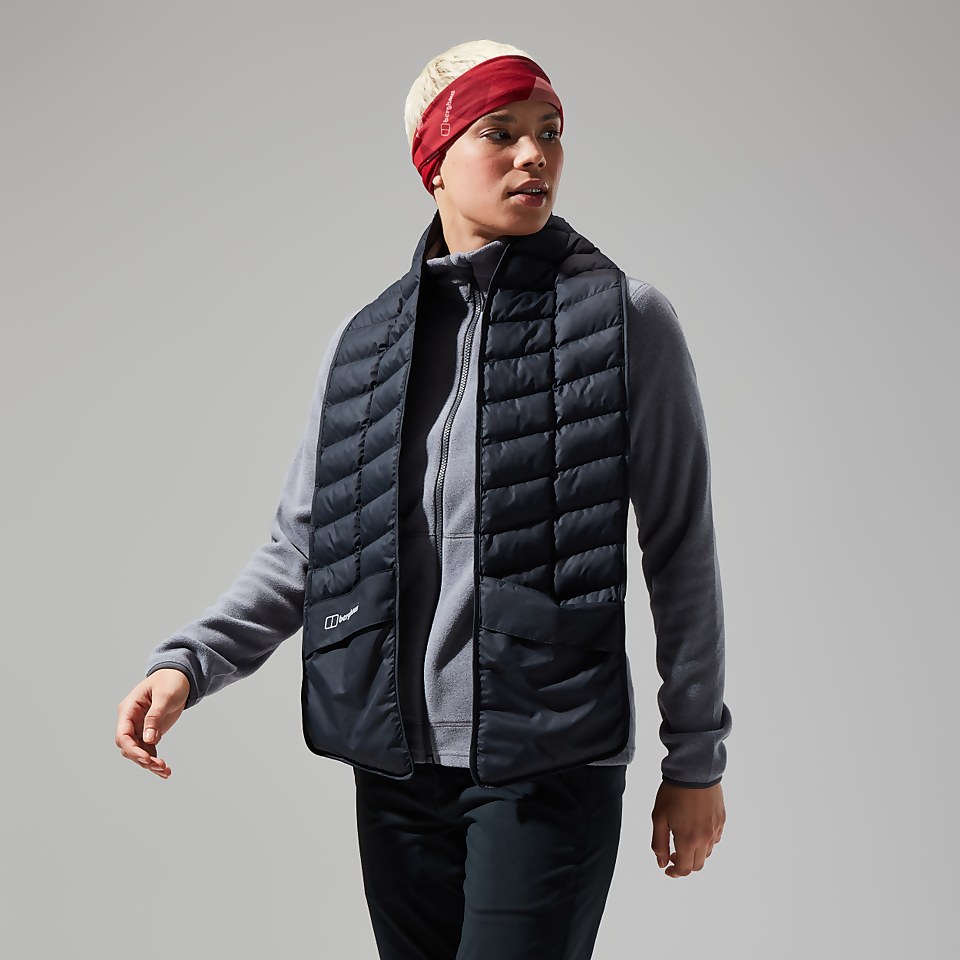 Unisex Berghaus Quilted Scarf - Black