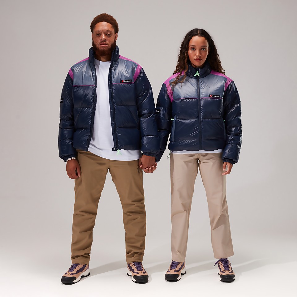 Unisex Blockback Down Jackets - Dark Blue