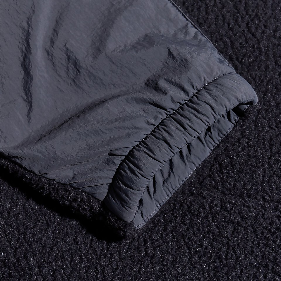 Unisex Urban Oversized Smock Fleece - Black/Grey
