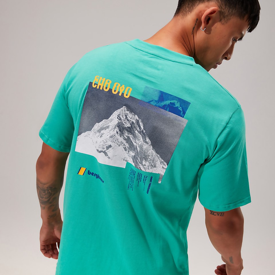 Unisex Cho Zine Short Sleeve T-Shirts - Turquoise