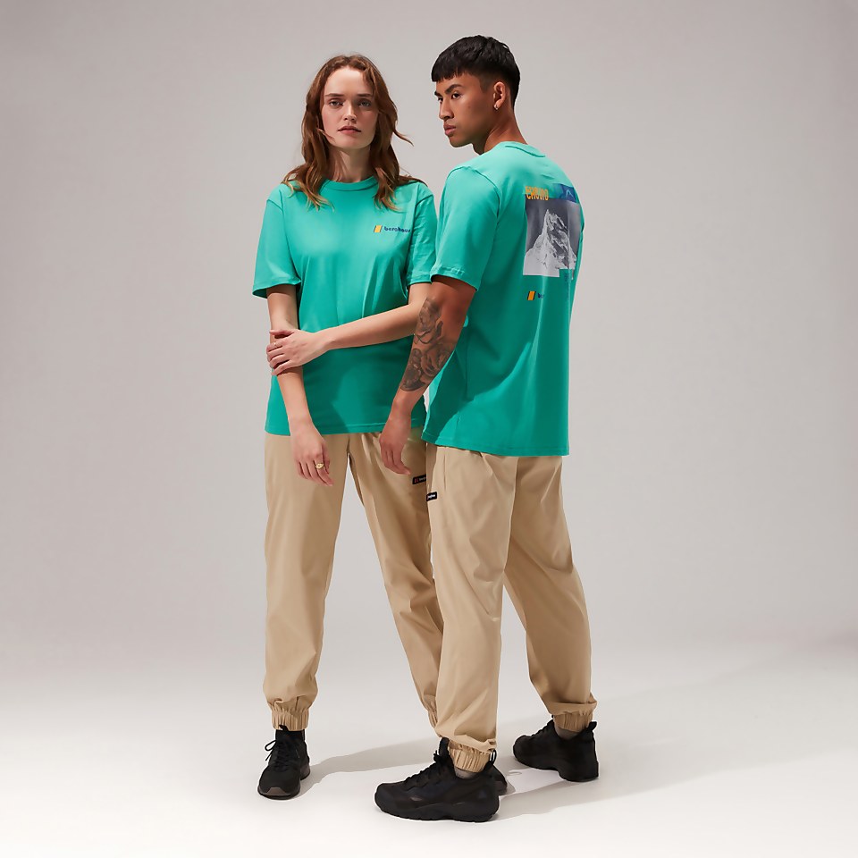 Unisex Cho Zine Short Sleeve T-Shirts - Turquoise
