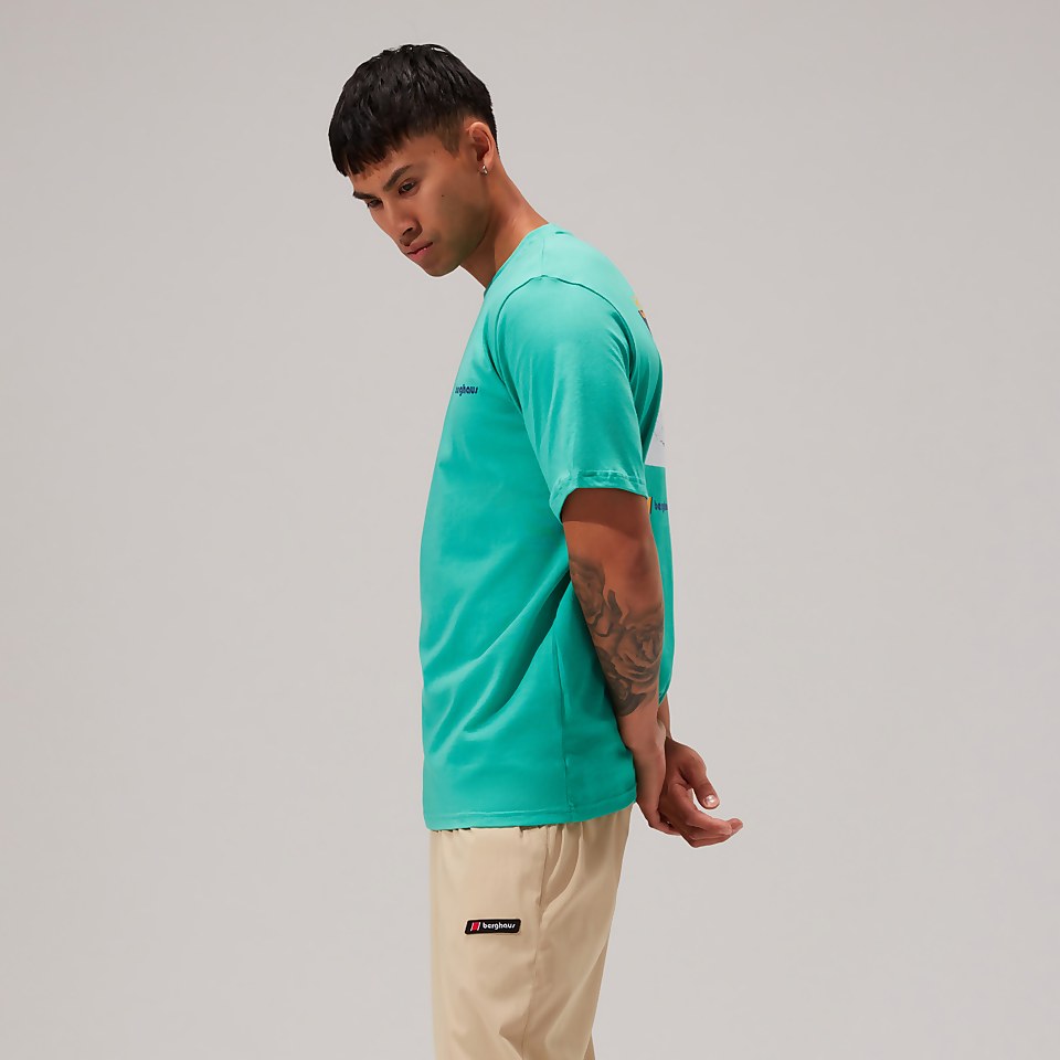 Unisex Cho Zine Short Sleeve T-Shirts - Turquoise