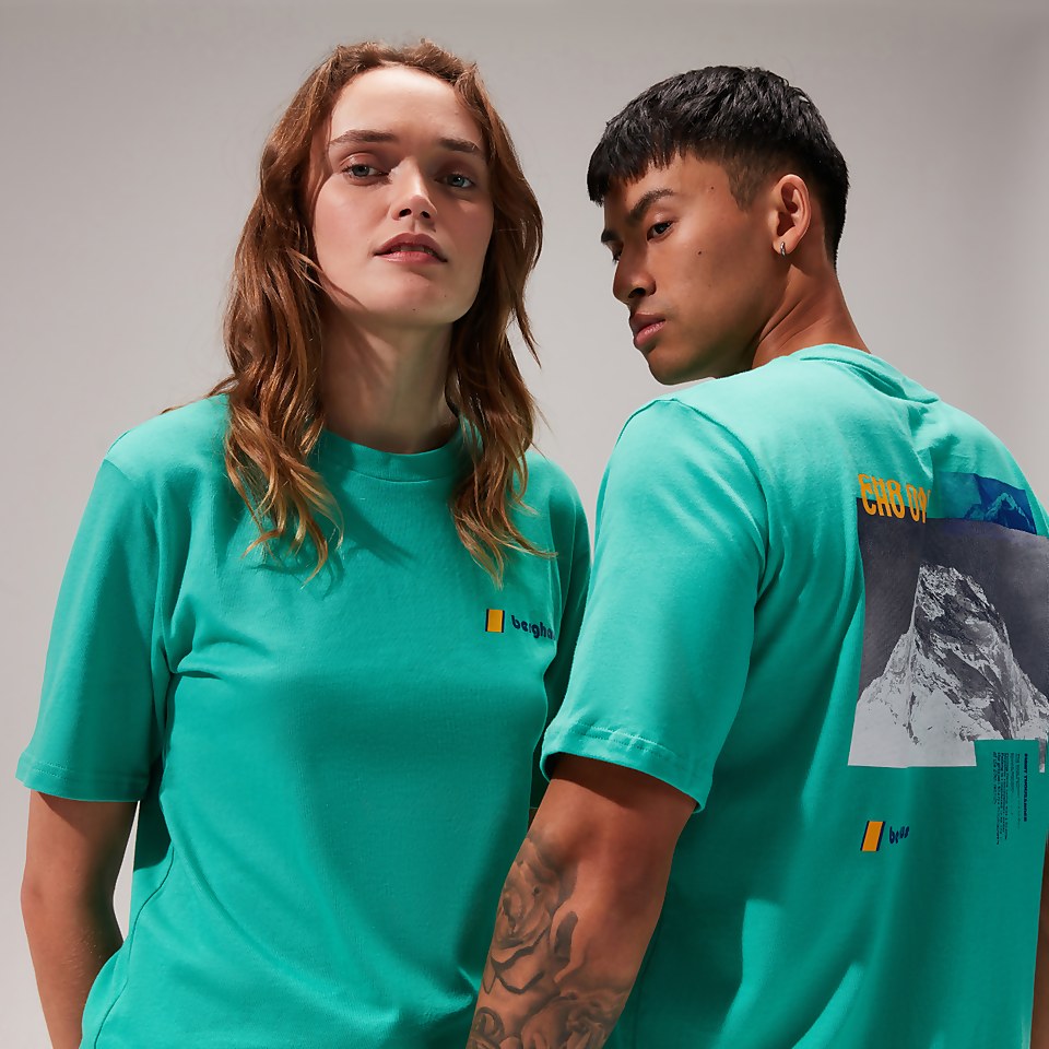 Unisex Cho Zine Short Sleeve T-Shirts - Turquoise