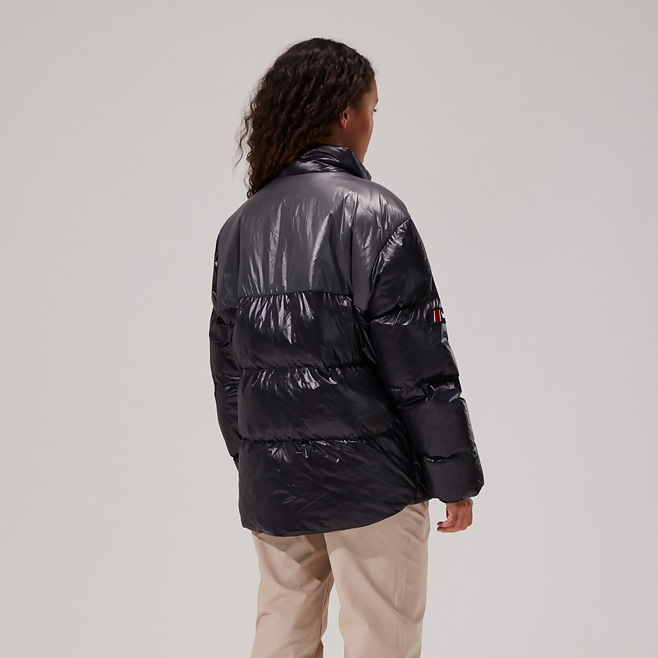 Unisex Blockback Down Jackets - Black/Grey