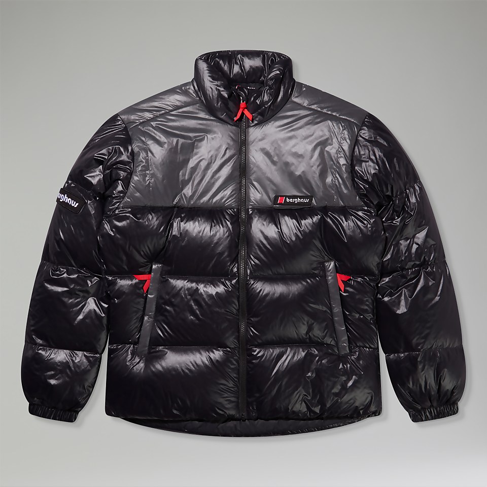 Unisex Blockback Down Jackets - Black/Grey