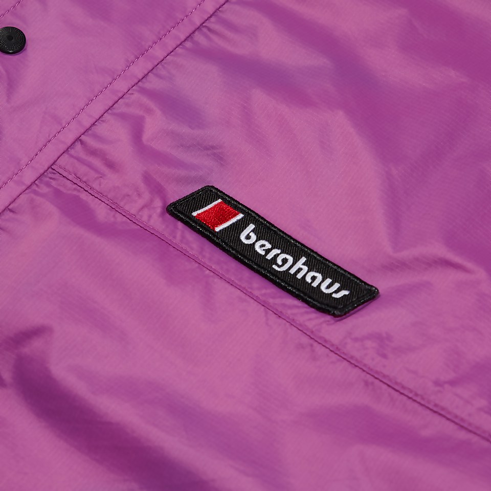 Unisex Reverse Wind Full-zip Fleece - Purple/Turquoise