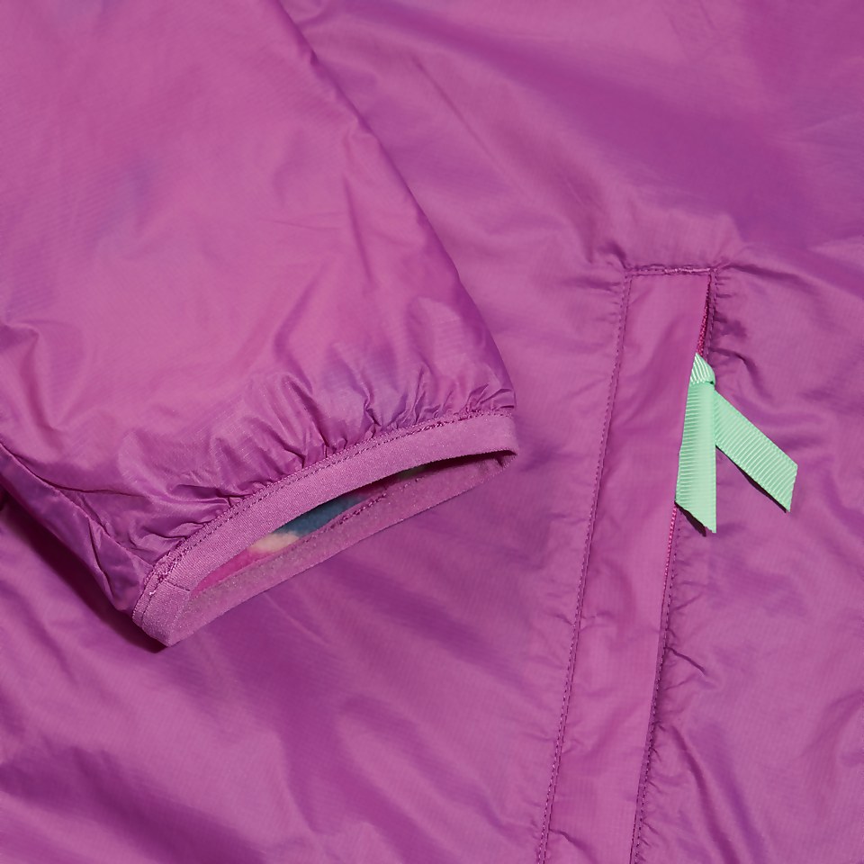 Unisex Reverse Wind Full-zip Fleece - Purple/Turquoise