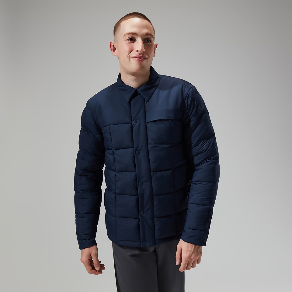 Men's Nollan Insulated Shirt Jacket - Dark Blue