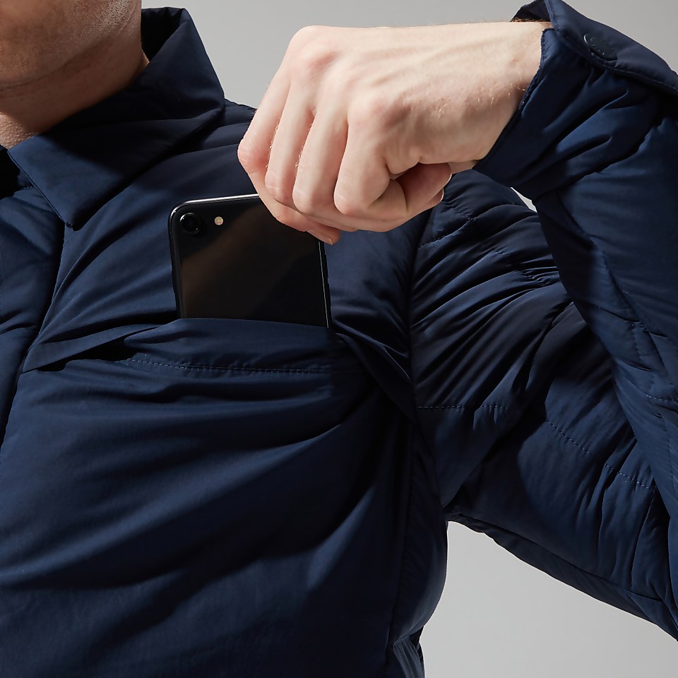 Men's Nollan Insulated Shirt Jacket - Dark Blue