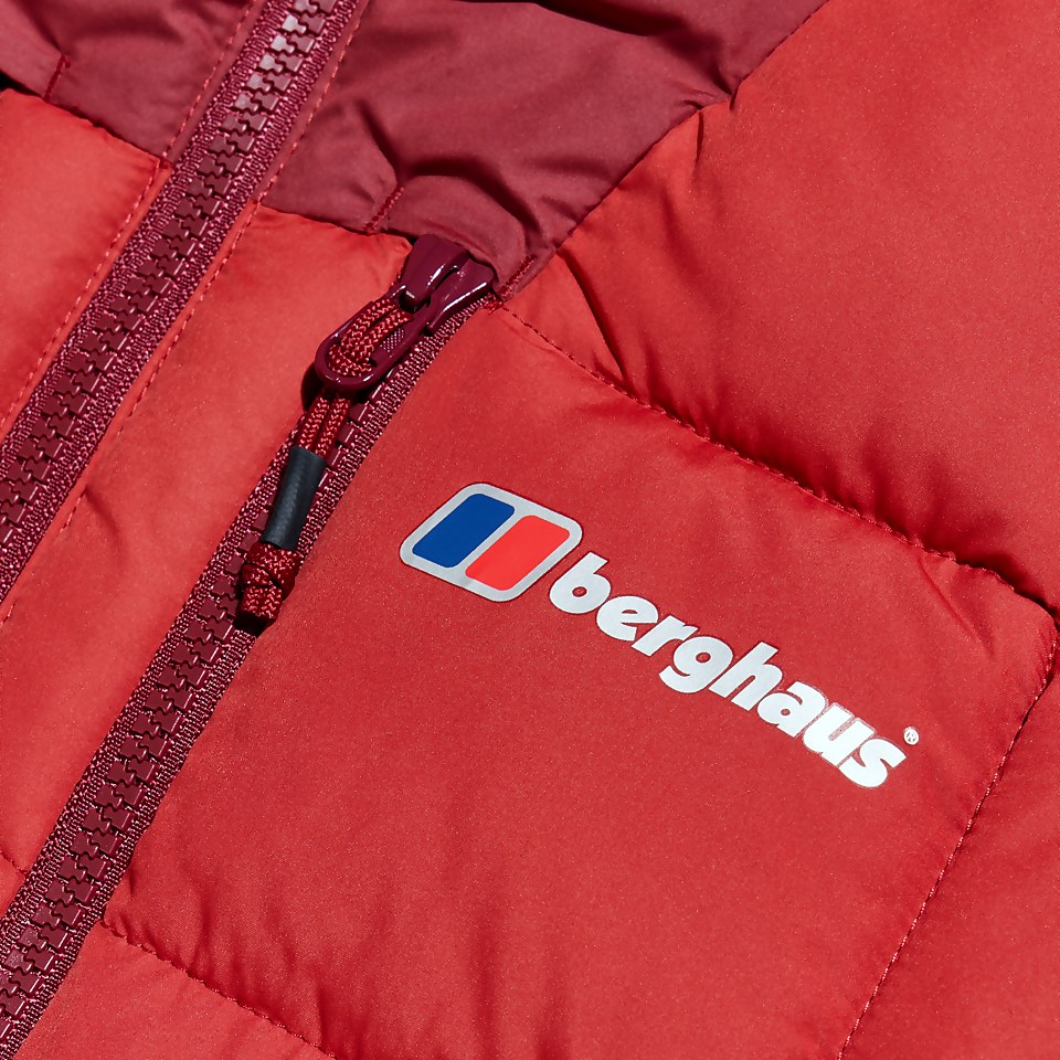 Men's Menahan Insulated Hooded Jacket - Dark Red