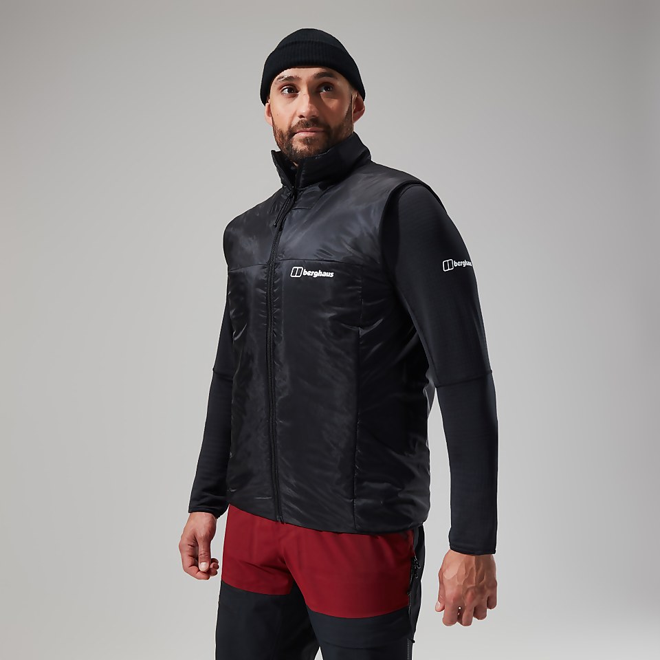 Men's MTN Arete LB Synthetic Vest - Grey/Black