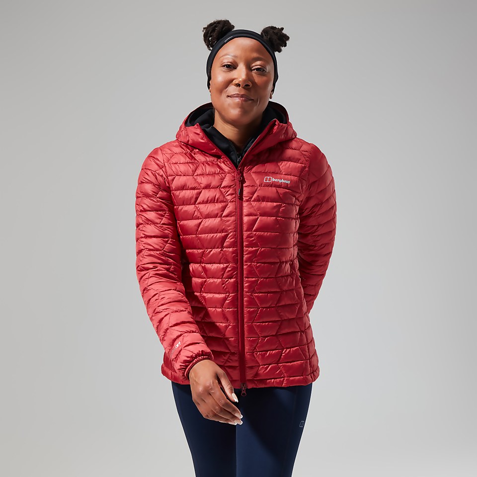 Women's Cuillin Insulated Hoody - Dark Red
