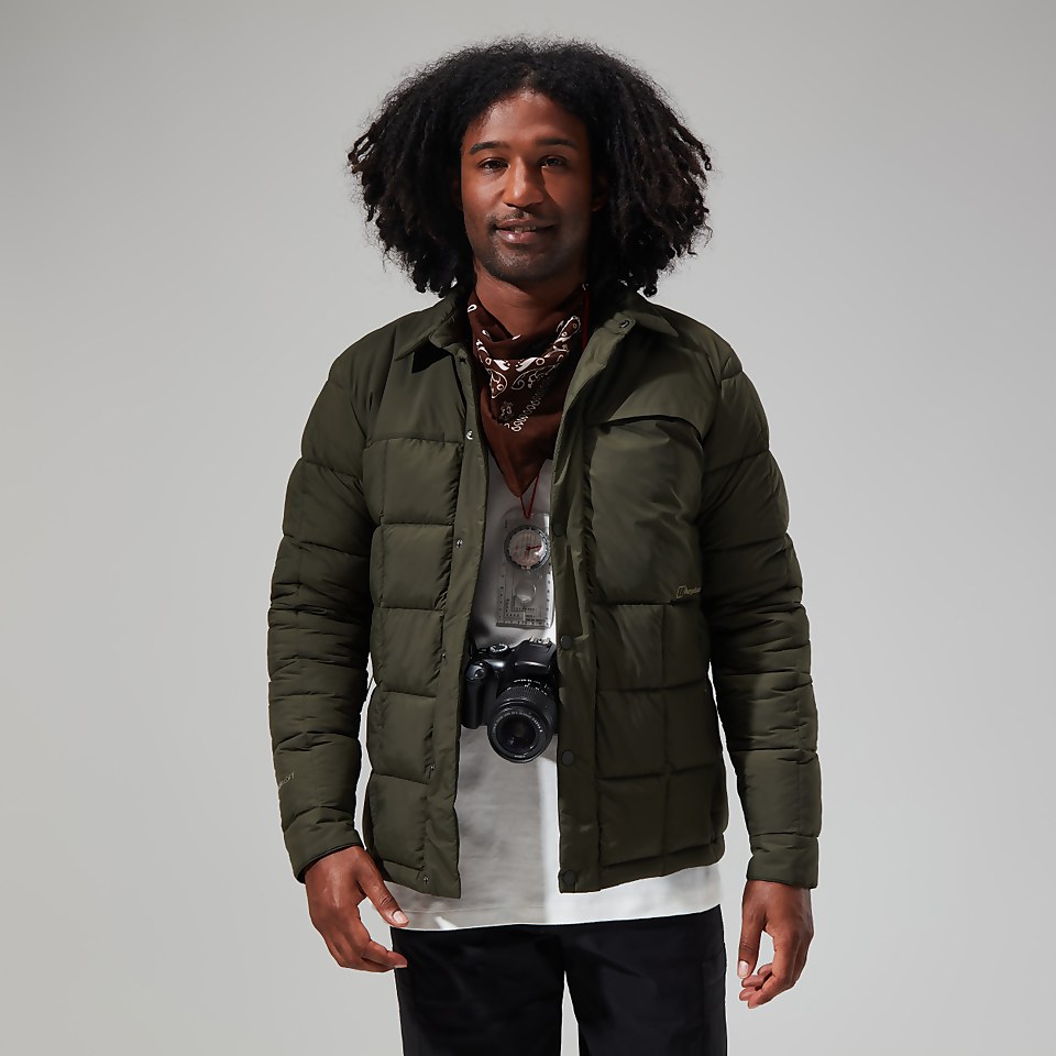 Men's Nollan Insulated Shirt Jacket - Dark Green
