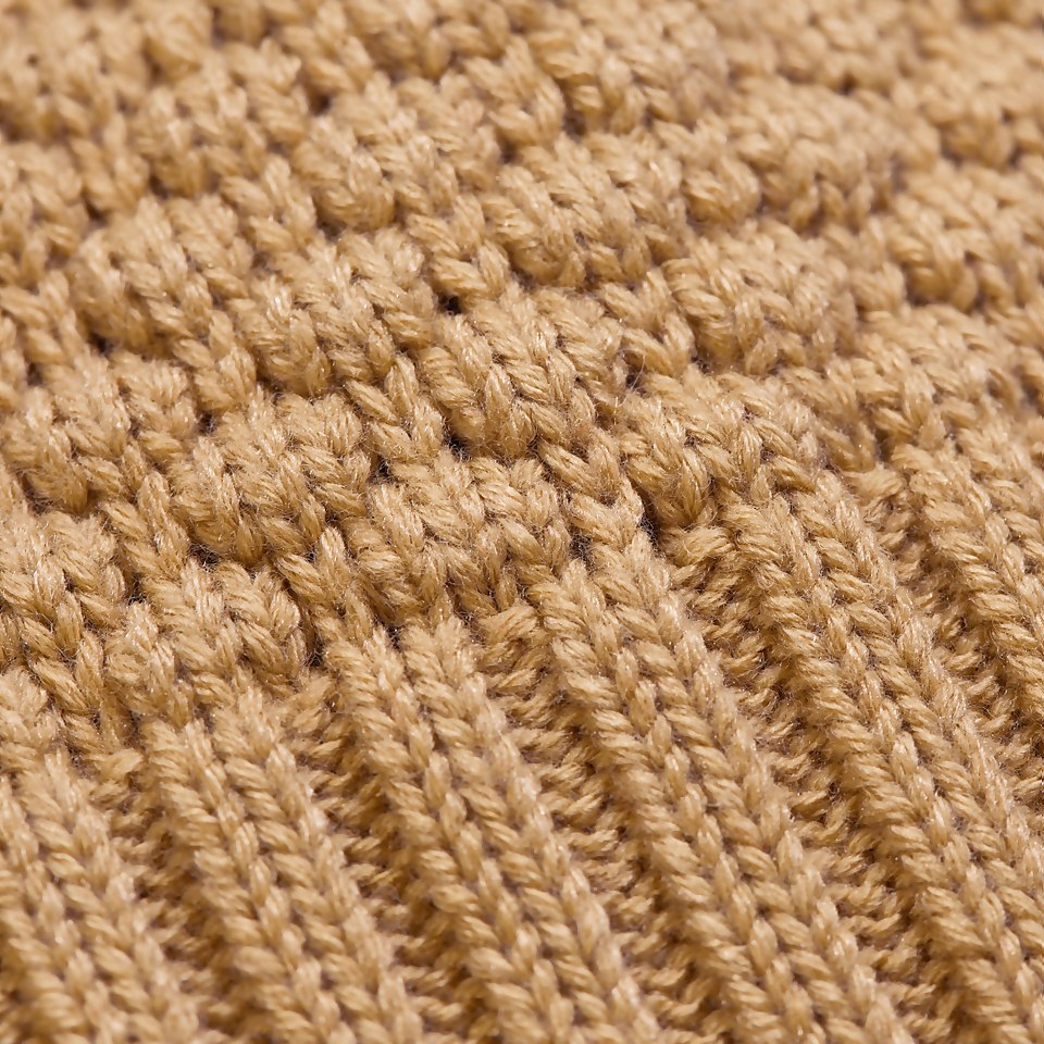 Women's EDO Bobble Beanie - Natural