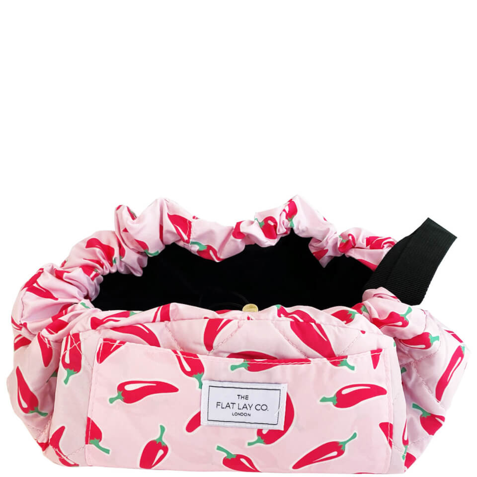 The Flat Lay Co. Open Flat Makeup Bag - Chillies