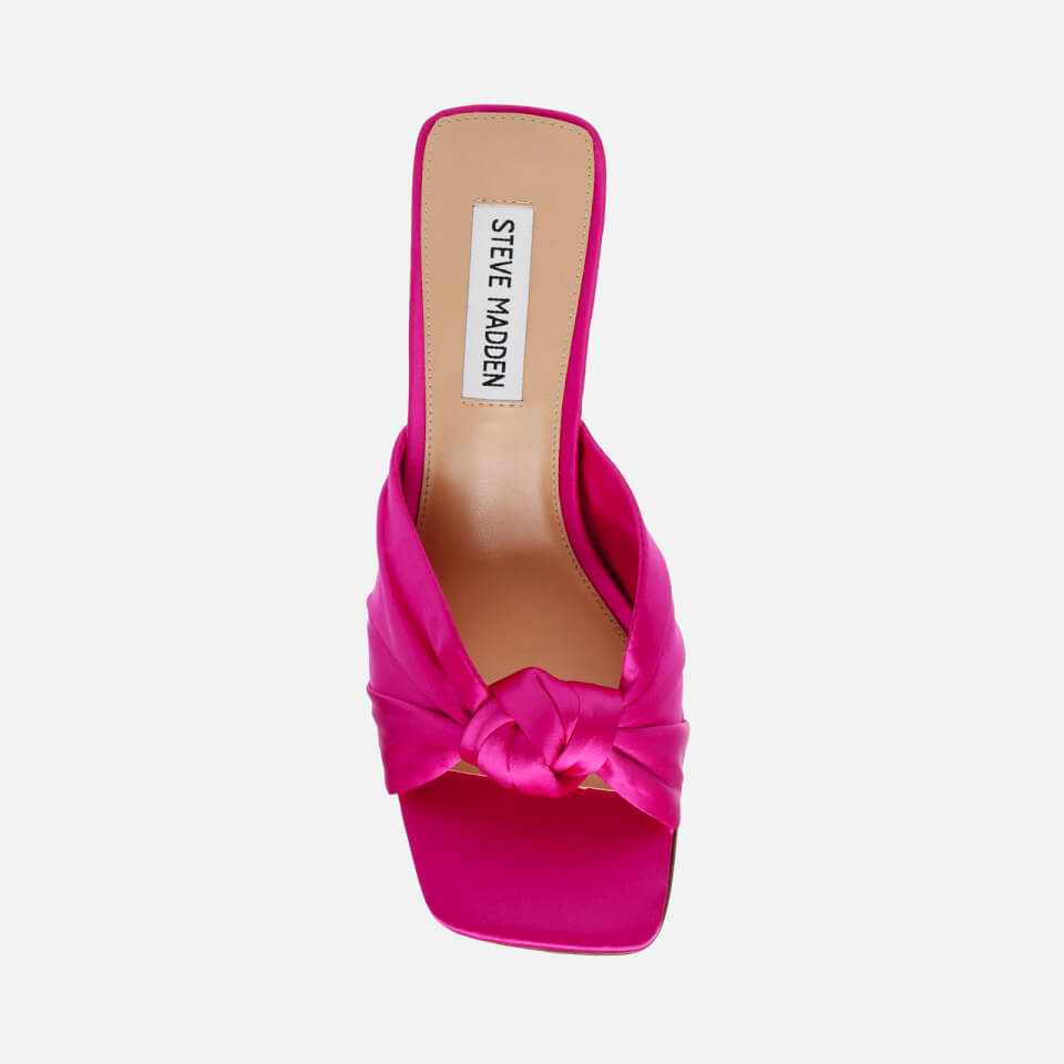 Steven Madden Mylah Satin Heeled Mules