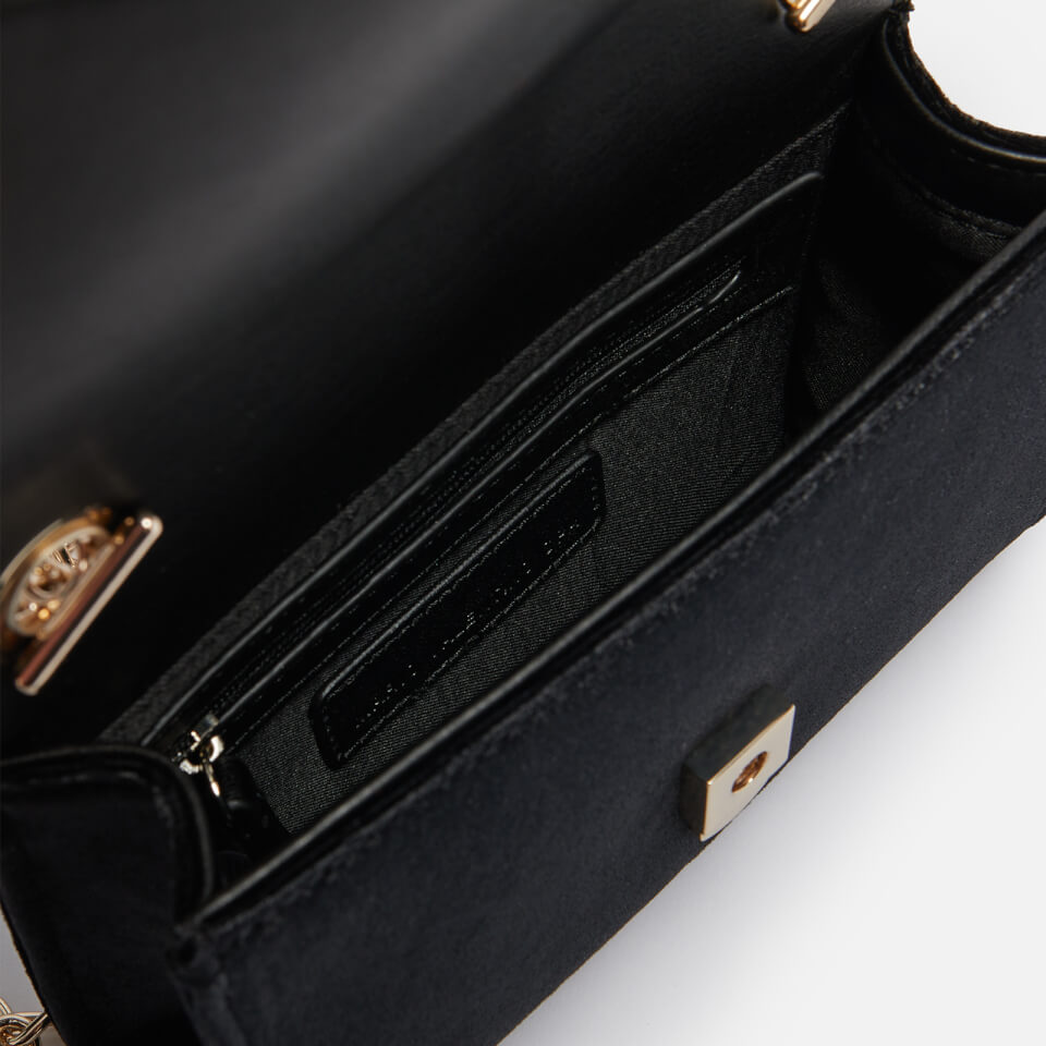 Valentino Bags Divina Velvet Shoulder Bag