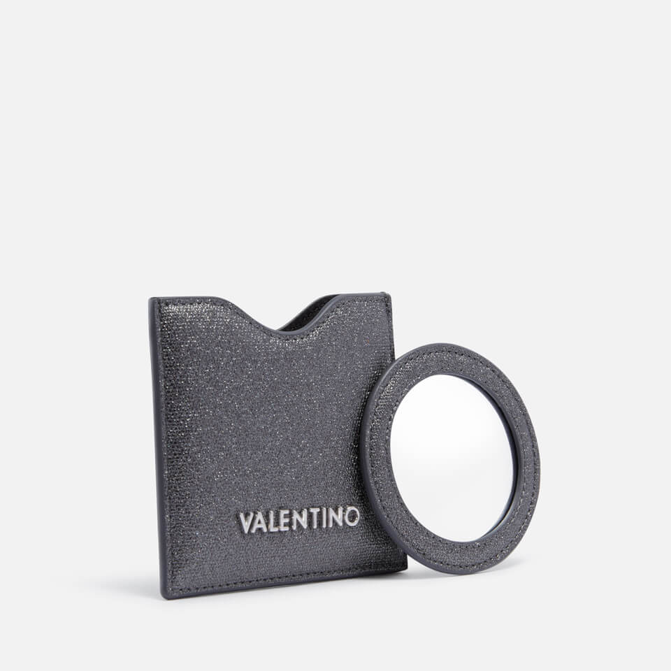 Valentino Zenzero Faux Leather Mirror and Wallet Set