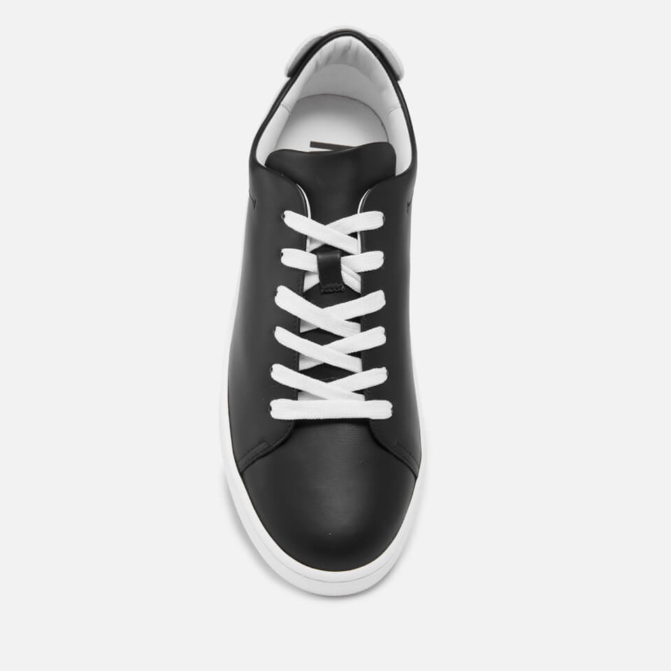 Moschino Women's Logo Sneakers - Black/White - UK 3 | Coggles Moschino Women's Logo Sneakers - Black/White - UK 3 | Coggles