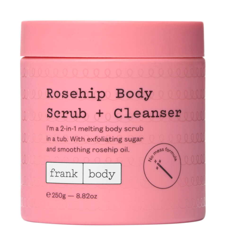Frank Body Rosehip Body Scrub and Cleanser 250g