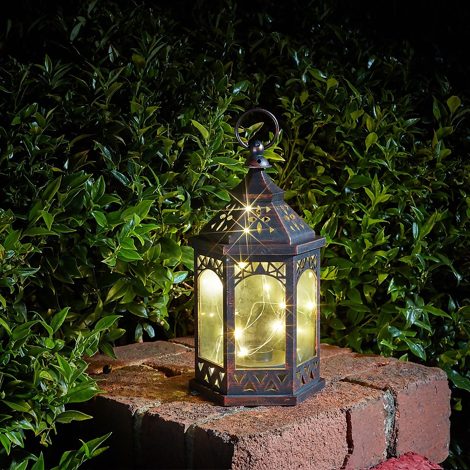 Firefly Moroccan Bronze Lantern