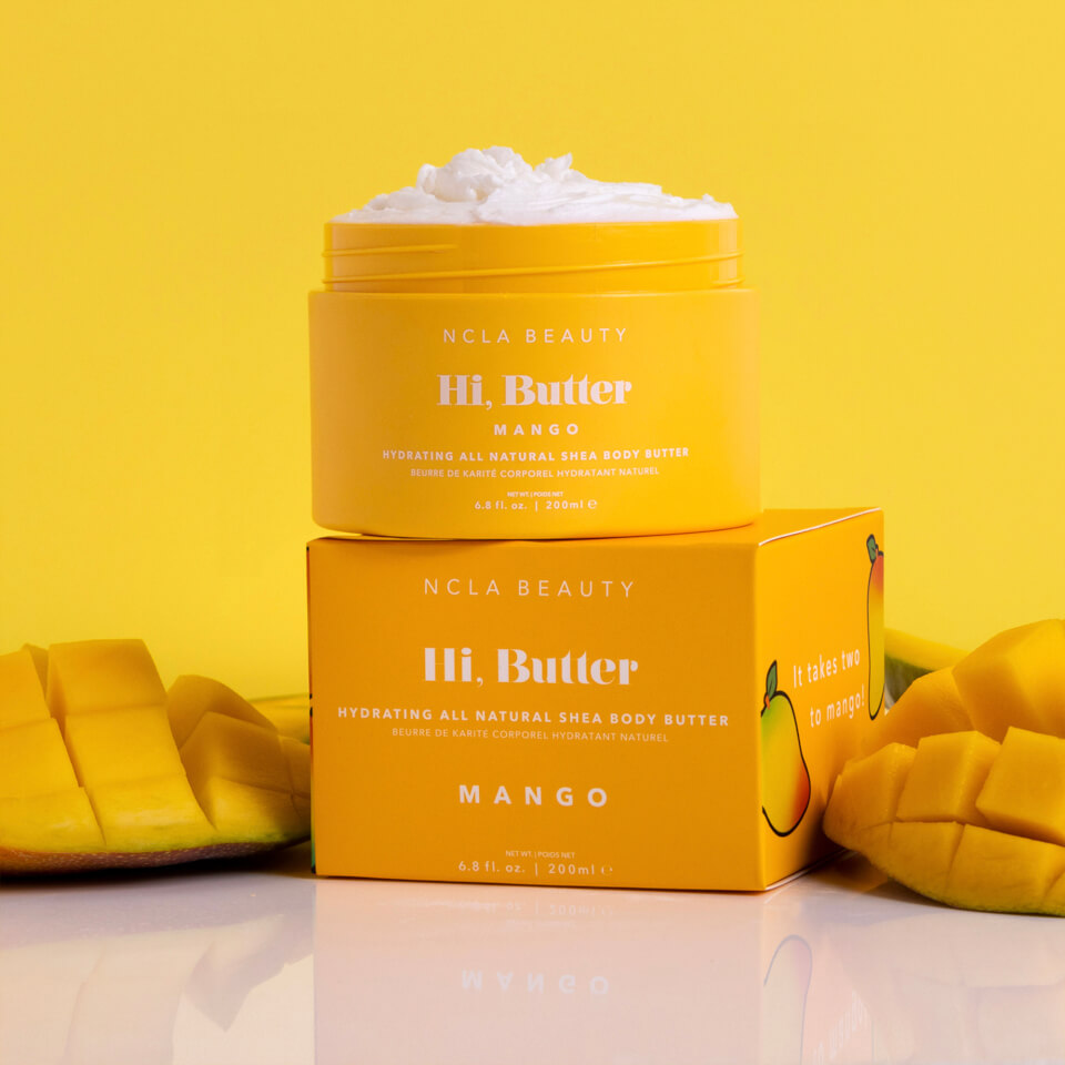NCLA Beauty Hi, Butter All Natural Shea Body Butter - Mango