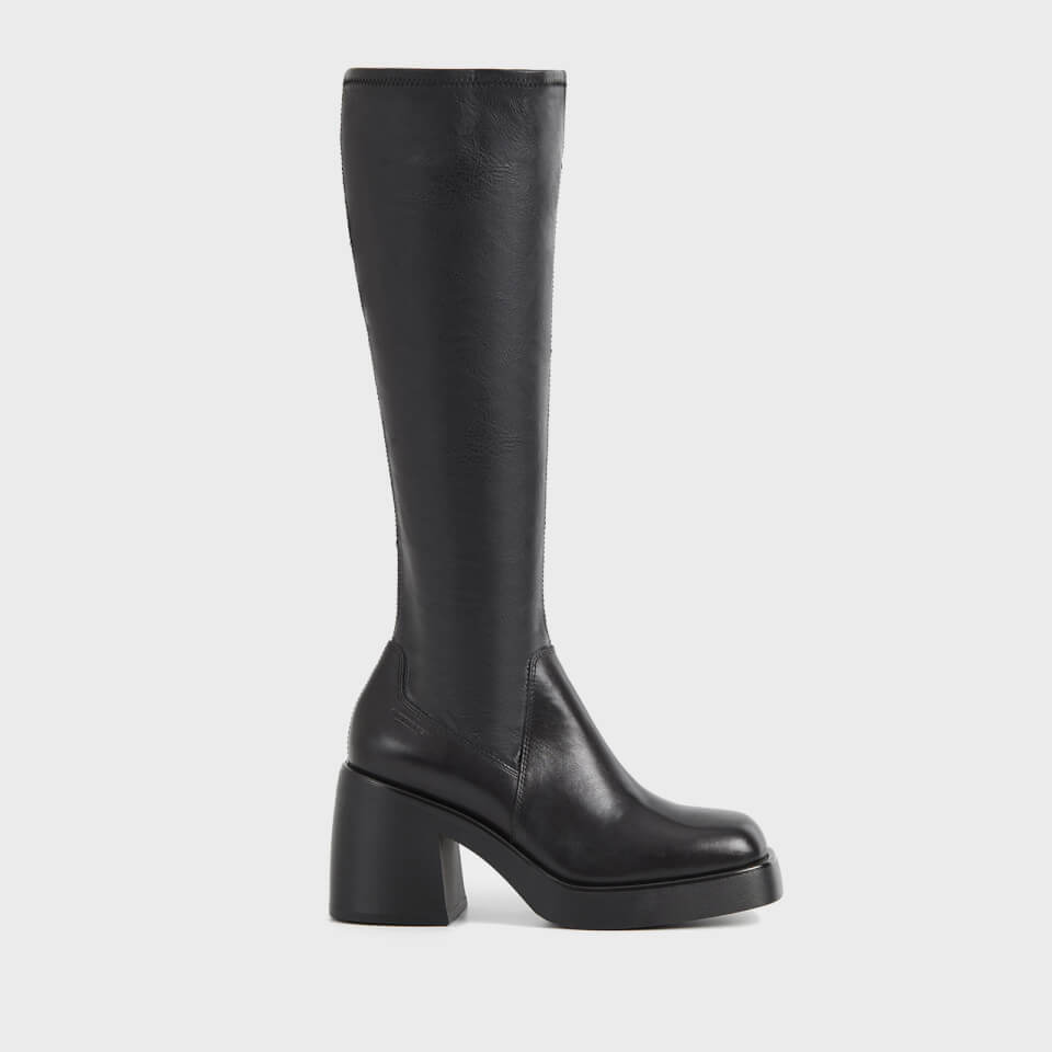 Vagabond Brooke Stretch Leather Heeled Knee High Boots