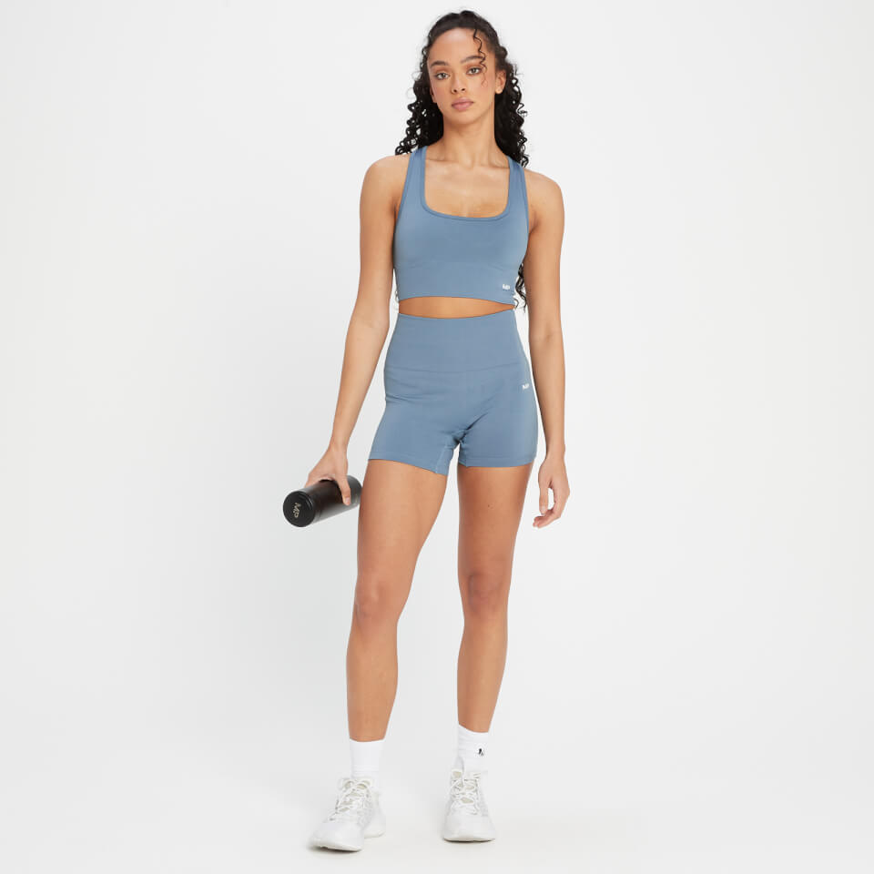 MP Women's Shape Seamless Sports Bra - Pebble Blue