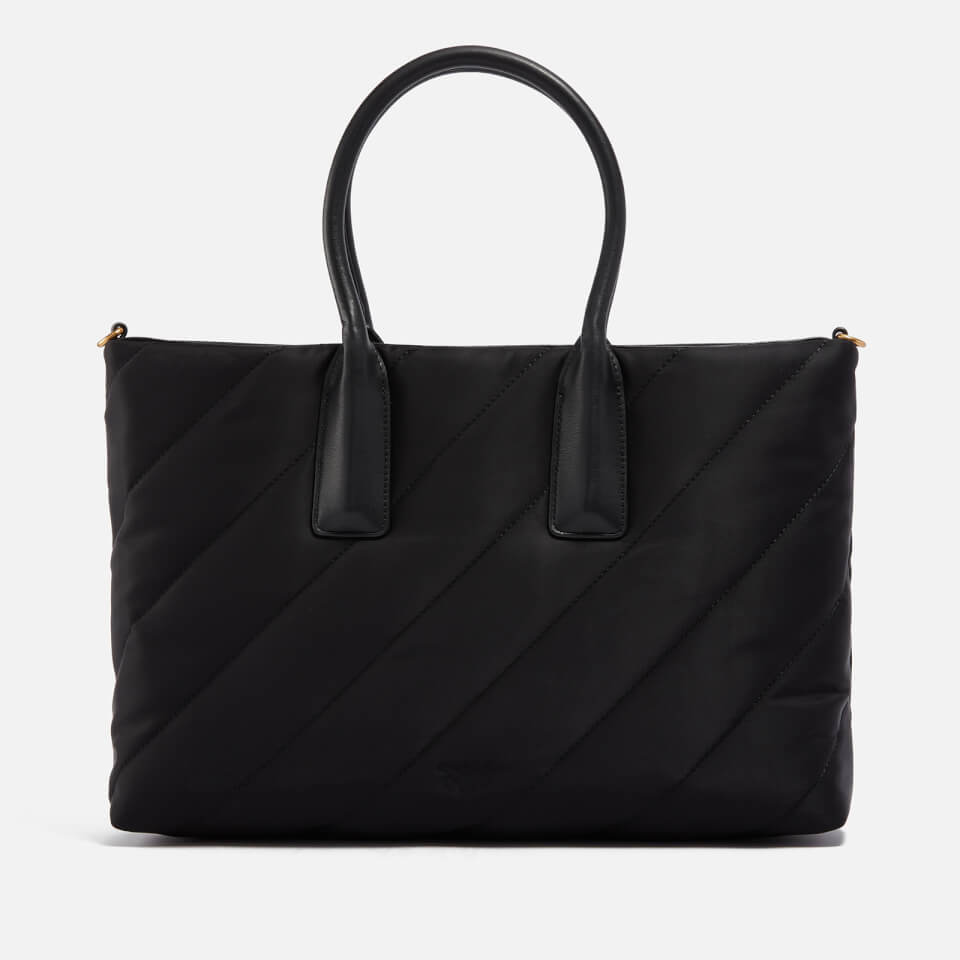 Pinko Maxi Puff Quilted Shell Tote Bag
