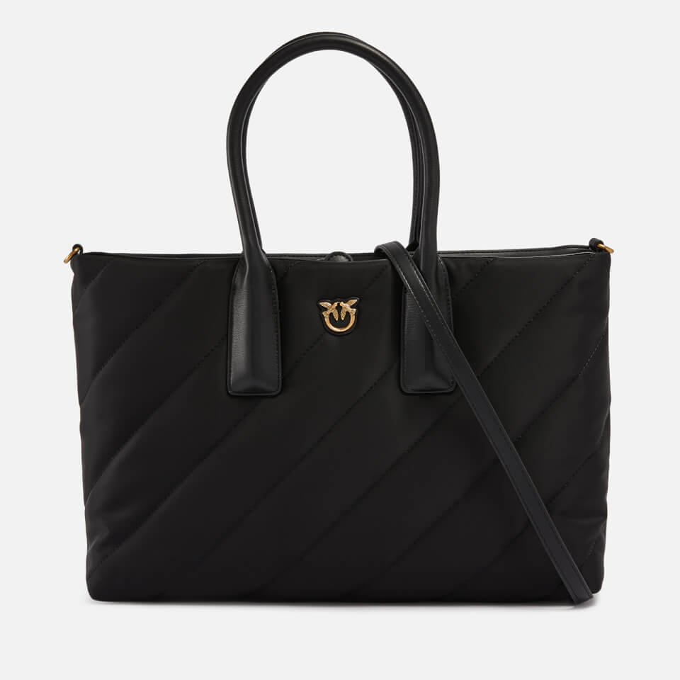 Pinko Maxi Puff Quilted Shell Tote Bag