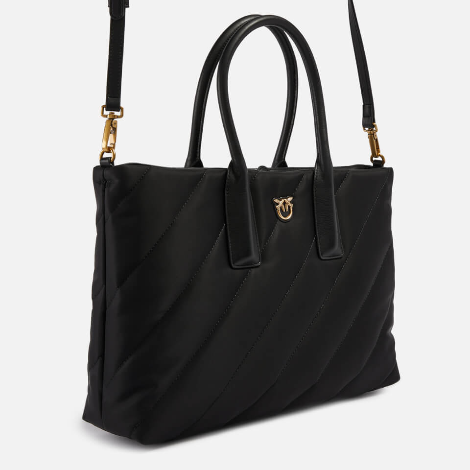 Pinko Maxi Puff Quilted Shell Tote Bag