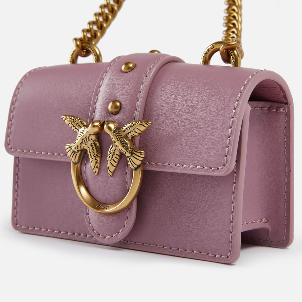 Pinko Micro Love Simply Leather Bag