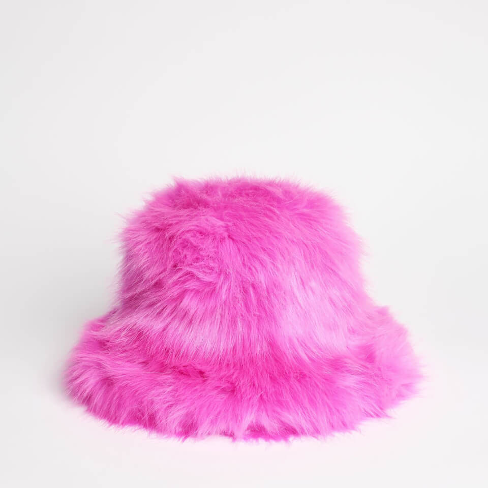 Stand Studio Wera Faux Fur Bucket Hat