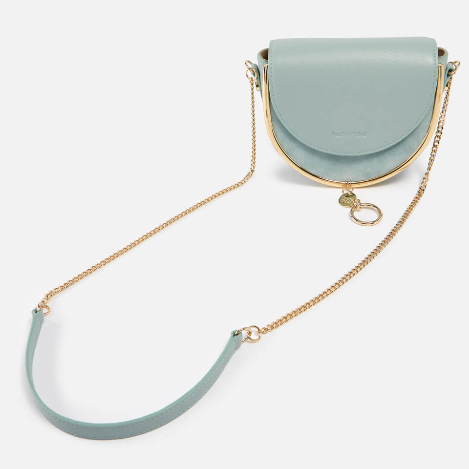 See By Chloé Mara Leather and Suede Shoulder Bag